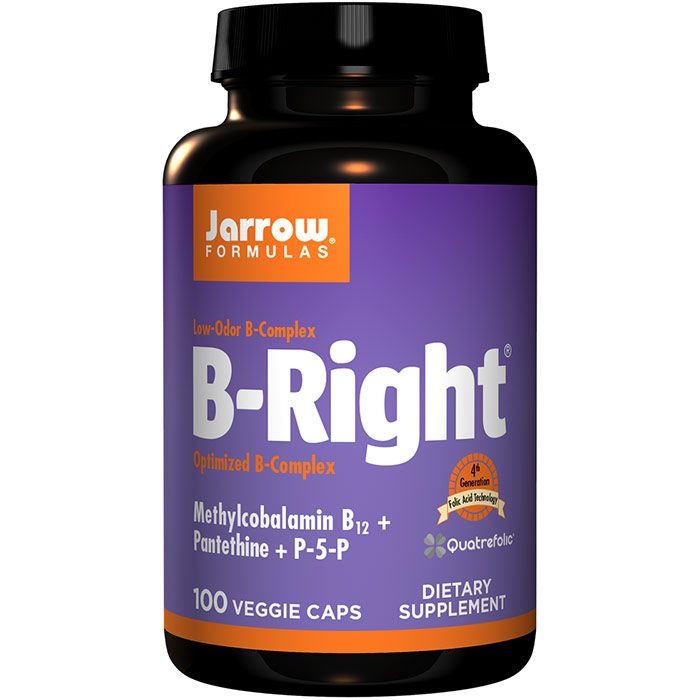 Jarrow Formulas B-Right Vitamin B Complex, 100 capsules, Jarrow Formulas