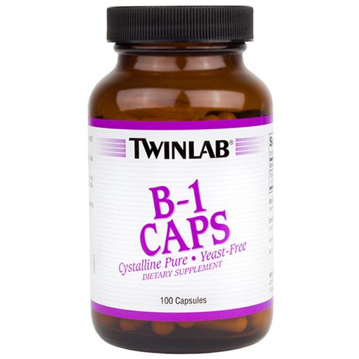 TwinLab B-1 Caps, Thiamin 395 mg, 100 Capsules, TwinLab