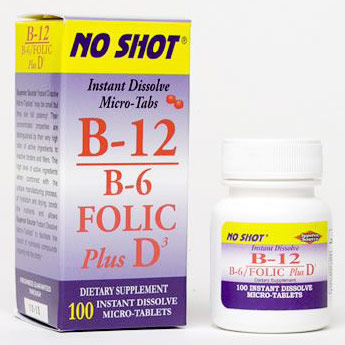 Superior Source B12 1000 mcg, B6, Folic Acid Plus Vitamin D 1000 IU, 100 Instant Dissolve Tablets, Superior Source