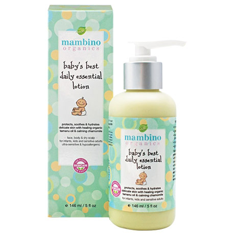 Mambino Organics Baby's Best Daily Essential Lotion, 5 oz, Mambino Organics