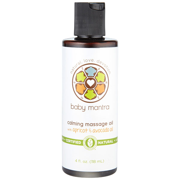 Baby Mantra Baby Calming Massage Oil, 4 oz, Baby Mantra