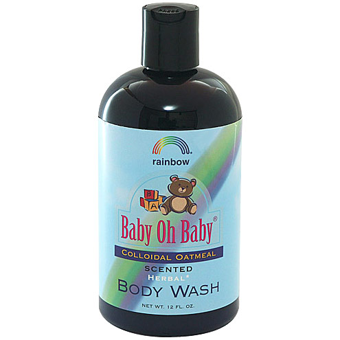 Rainbow Research Baby Oh Baby Colloidal Oatmeal Herbal Body Wash, Scented, 12 oz, Rainbow Research