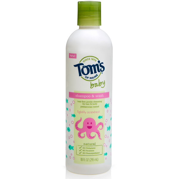 Tom's of Maine Baby Shampoo & Wash - Lightly Scented, 10 oz, Tom's of Maine
