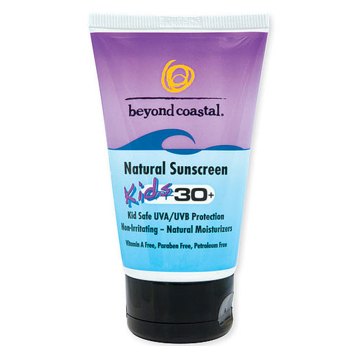 Beyond Coastal Kids Natural Sunscreen SPF 30 +, 4 oz, Beyond Coastal