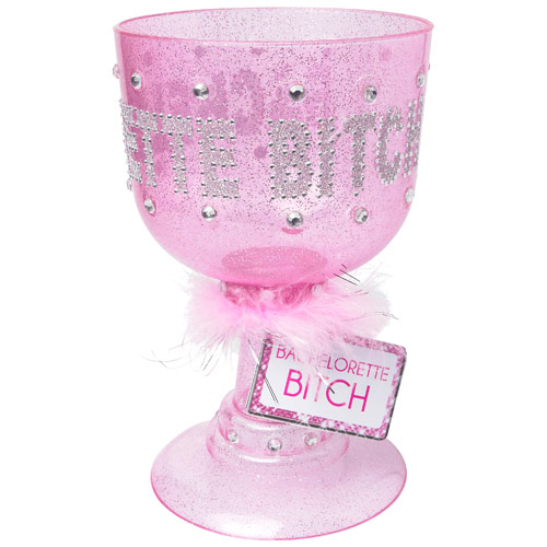 Pipedream Products Bachelorette Party Favors Bachelorette Bitch Pimp Cup, Pink, Pipedream Products