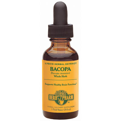 Herb Pharm Bacopa Extract Liquid, 1 oz, Herb Pharm