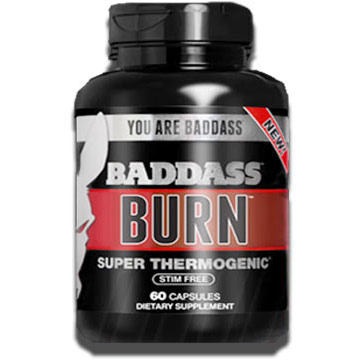 Baddass Nutrition Baddass Burn, Stimulant Free Super Thermogenic, 60 Capsules, Baddass Nutrition