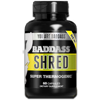 Baddass Nutrition Baddass Shred, Super Thermogenic, 60 Capsules, Baddass Nutrition