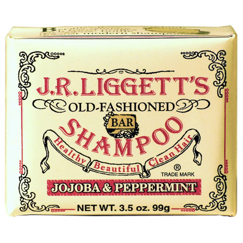 J.R. Liggett's Old-Fashioned Bar Shampoo, Jojoba & Peppermint, 3.5 oz, J.R. Liggett's