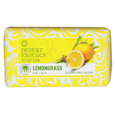 Desert Essence Bar Soap Lemongrass, 5 oz, Desert Essence
