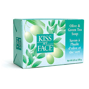 Kiss My Face Bar Soap Olive & Green Tea 4 oz, from Kiss My Face