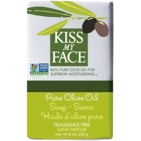 Kiss My Face Bar Soap Pure Olive Oil 8 oz, from Kiss My Face