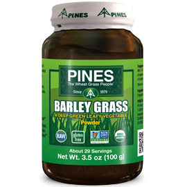 Pines International Barley Grass Powder 100% pure 3.5 oz from Pines International