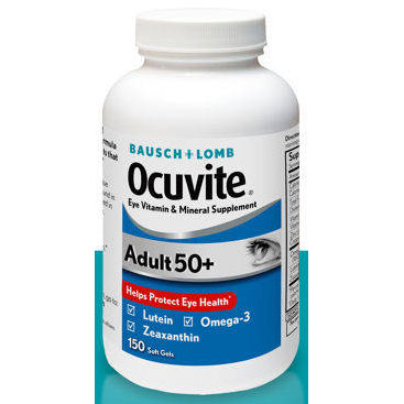 Bausch + Lomb Bausch + Lomb Ocuvite Eye Vitamin Adult 50+ Formula, 150 Softgels