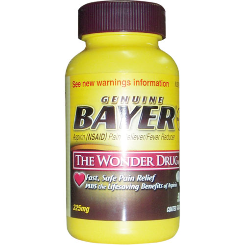 Bayer Aspirin Bayer Aspirin 325 mg, Genuine Bayer Aspirin, 500 Tablets