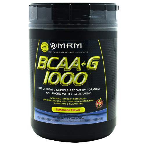 MRM BCAA + G, with L-Glutamine, 1000 g, MRM