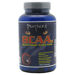 Panthera Pharmaceuticals BCAA's Branch Chain Amino Acids, 180 Capsules, Panthera Pharmaceuticals