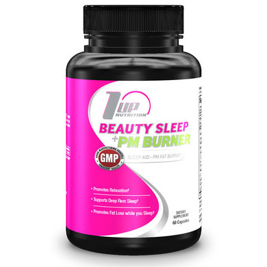 1 UP Nutrition Beauty Sleep Plus PM Burner, 60 Capsules, 1 UP Nutrition