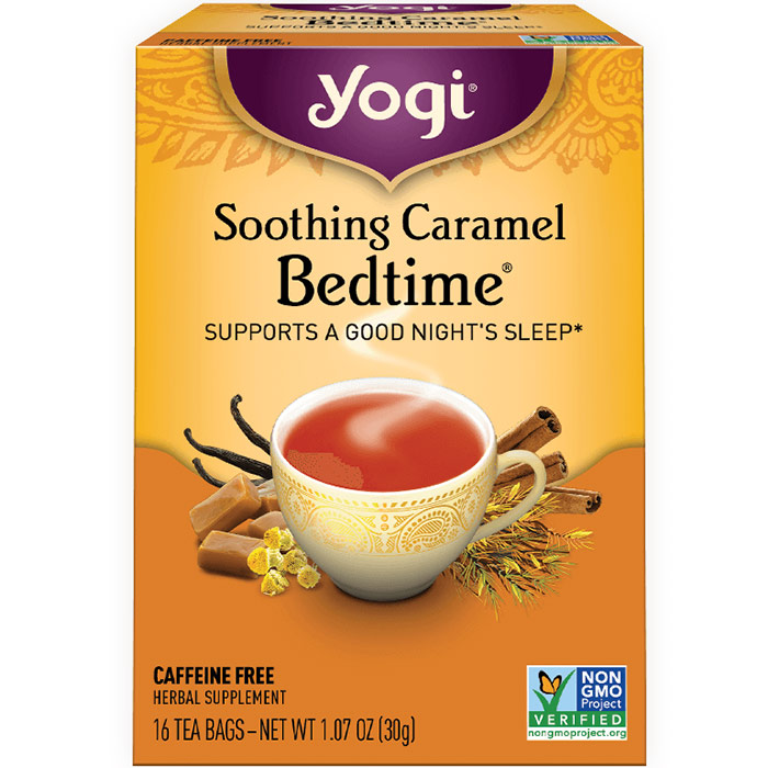Yogi Tea Bedtime Tea, Soothing Caramel, 16 Tea Bags, Yogi Tea