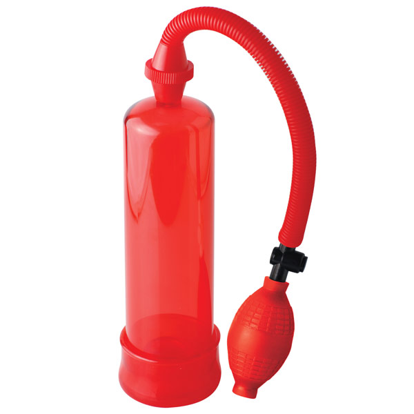 Pipedream Products Beginner's Power Pump, Penis Pump, Red, Pipedream Products