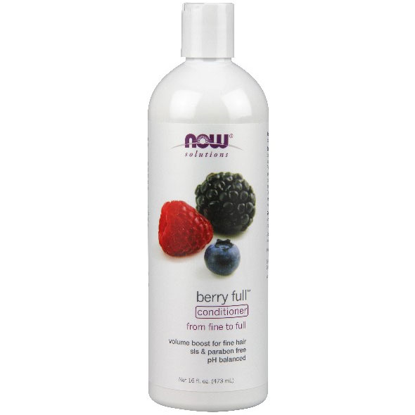 NOW Foods Natural Berry Full Volumizing Conditioner, 16 oz, NOW Foods