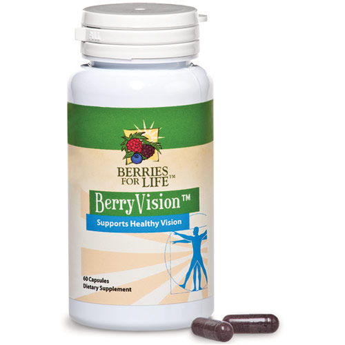 Berries For Life BerryVision (Berry Vision), for Healthy Vision, 60 Capsules, Berries For Life
