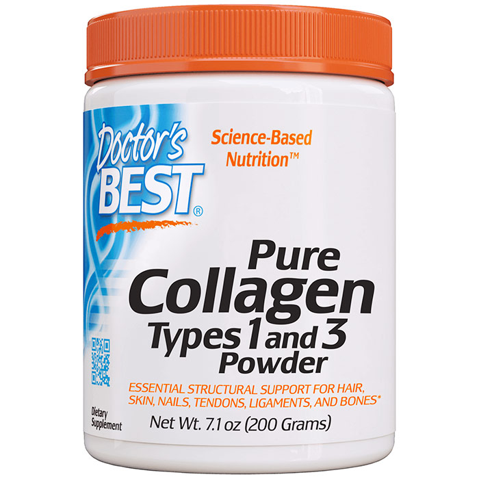 Doctor's Best Best Collagen Types 1 & 3 Powder, 200 g, Doctor's Best