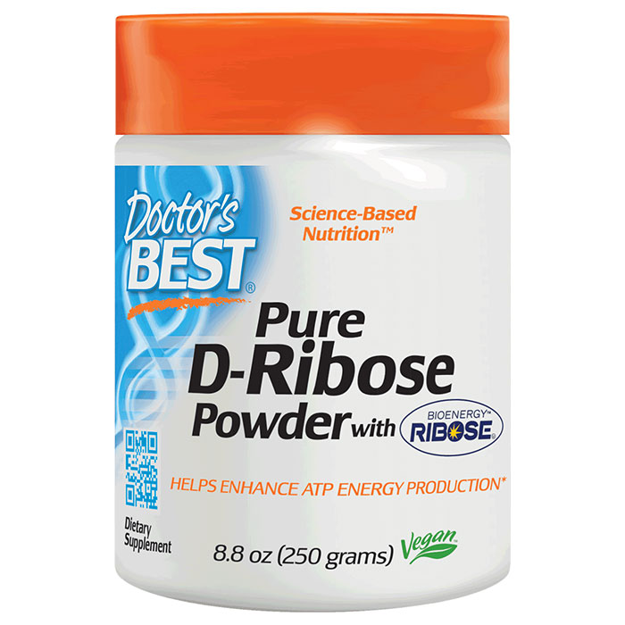 Doctor's Best Best D-Ribose Powder, featuring BioEnergy, 250 g, Doctor's Best