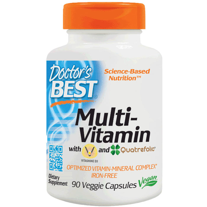 Doctor's Best Best Multiple, Fully Optimized Multi-Vitamins, 90 Vegetarian Capsules, Doctor's Best