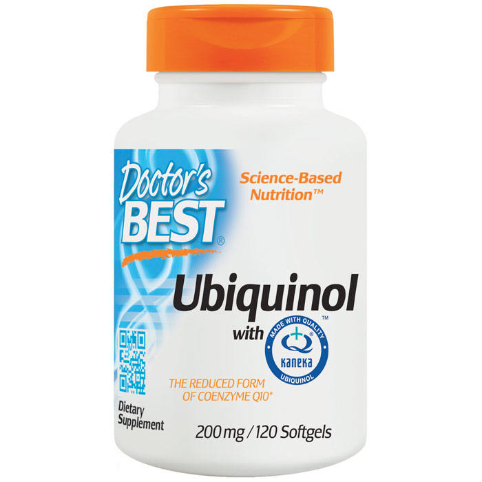 Doctor's Best Best Ubiquinol 200 mg , 120 Softgels, Doctor's Best