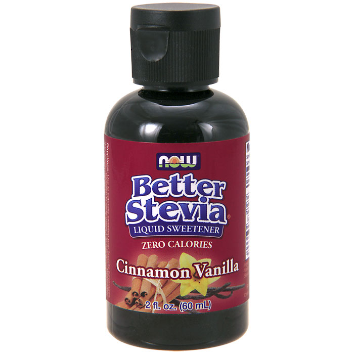 NOW Foods Better Stevia Liquid - Cinnamon Vanilla, 2 oz, NOW Foods