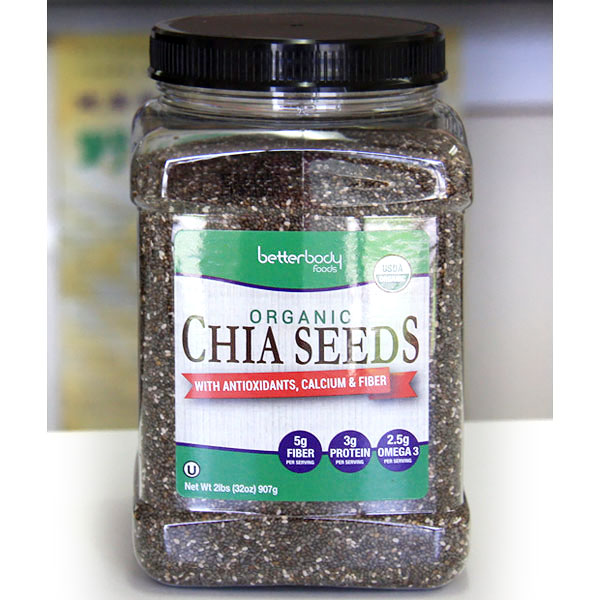 BetterBody Foods BetterBody Foods Organic Chia Seeds, 2 lb (32 oz)