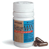 Interceuticals Inc. BetterMAN (Better MAN) Herbal Formula for Men, 40 Capsules, Interceuticals