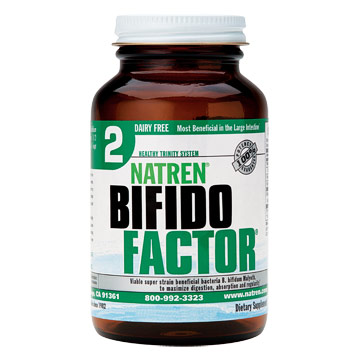 Natren Bifido Factor, Dairy Free, 60 Capsules, Natren