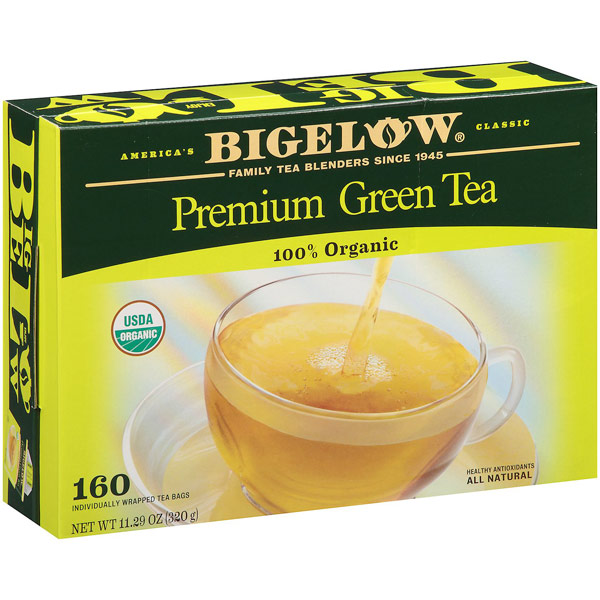 Bigelow Bigelow Premium Organic Green Tea, 160 Tea Bags