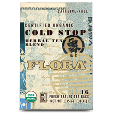 Flora Health Cold Stop Tea, 16 Tea Bags, Flora Health