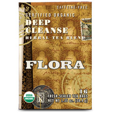 Flora Health Deep Cleanse Tea, 16 Tea Bags, Flora Health