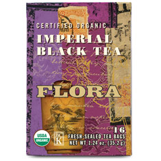 Flora Health Imperial Black Tea, 16 Tea Bags, Flora Health