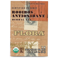 Flora Health Rooibos Antioxidant Tea, 16 Tea Bags, Flora Health