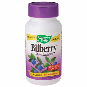 Nature's Way Bilberry Extract Standardized 90 caps from Nature's Way