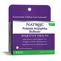 Natrol BioBeads Probiotic Acidophilus 30 beads from Natrol