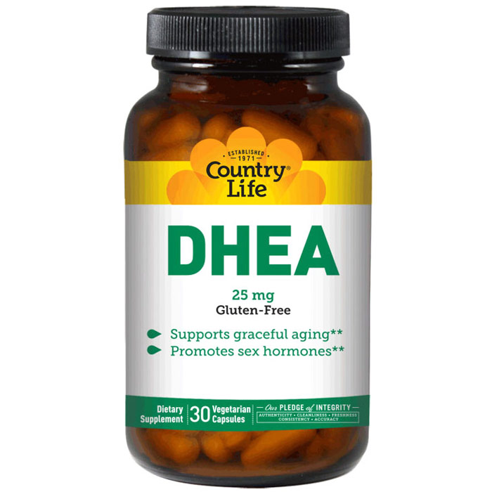 Country Life Biochem DHEA 25 mg 30 Vegicaps, Country Life