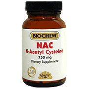 Country Life Biochem NAC (N-Acetyl Cysteine) 750 mg 30 Vegicaps, Country Life