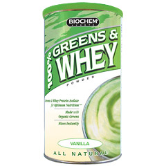 Biochem Sports Biochem Sports 100% Greens & Whey Powder - Chocolate 1.47 lb