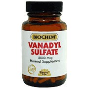 Country Life Biochem Vanadyl Sulfate 5000 mcg 180 Vegicaps, Country Life