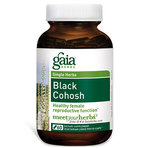 Gaia Herbs Black Cohosh, 60 Liquid Phyto-Caps, Gaia Herbs