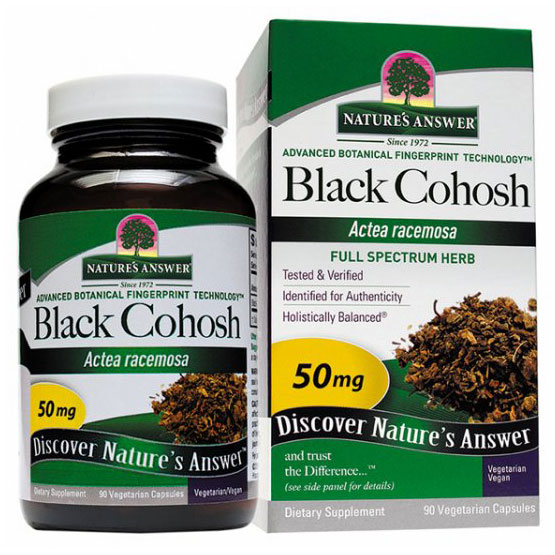 Nature's Answer Black Cohosh Root, 90 Capsules, Nature's Answer
