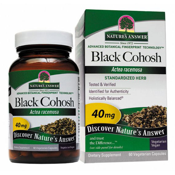Nature's Answer Black Cohosh Root Extract Standardized 60 vegicaps from Nature's Answer