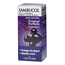Sambucol Black Elderberry Syrup Original, 4 oz, Sambucol