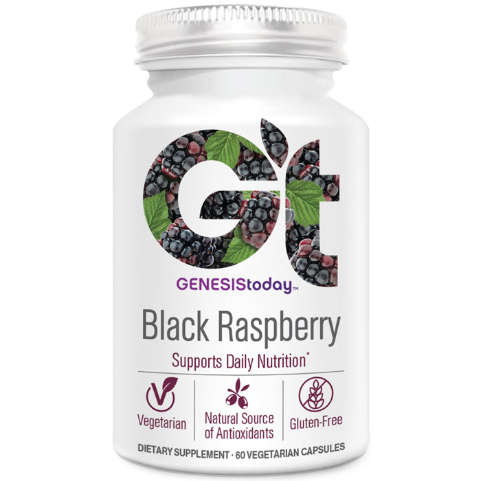 Genesis Today Black Raspberry, 60 Vegetarian Capsules, Genesis Today